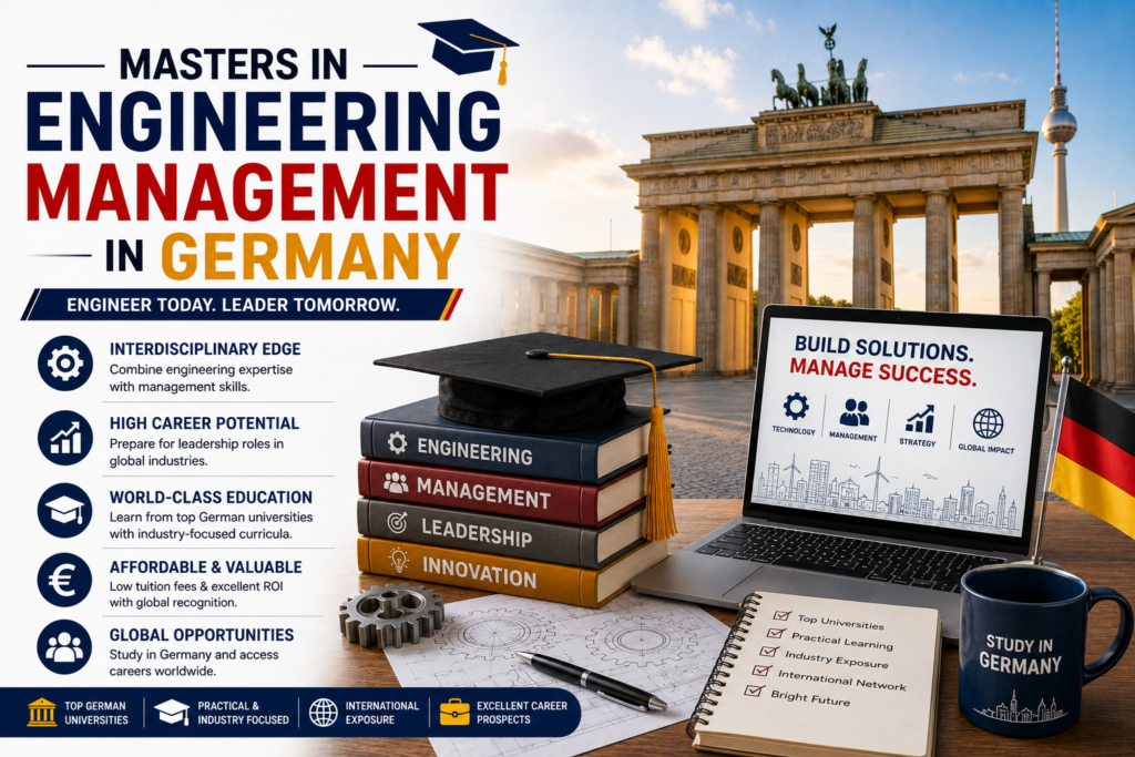 Masters in Engineering Management in Germany: Fees, Universities & Eligibility for Indian Students (2026)