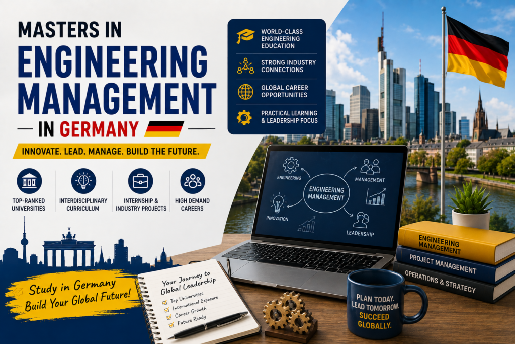 Masters in Engineering Management in Germany: Fees, Universities & Eligibility for Indian Students (2026)