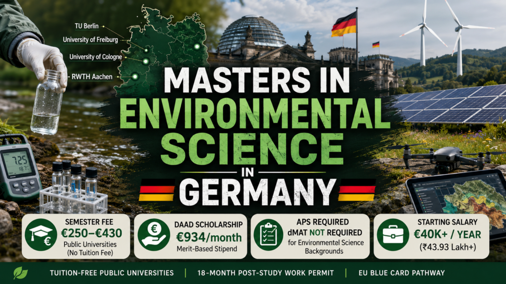 Masters in Environmental Science in Germany