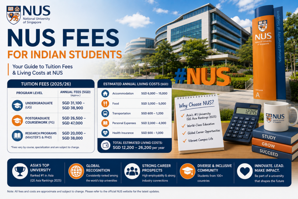 NUS Fees for Indian Students