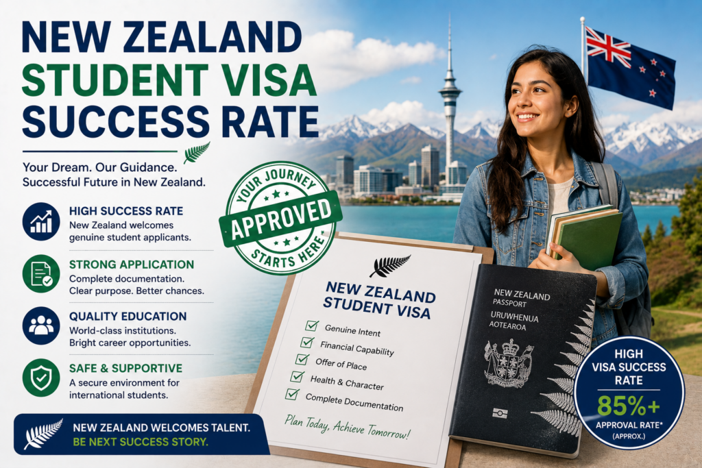 New Zealand Student Visa Success rate