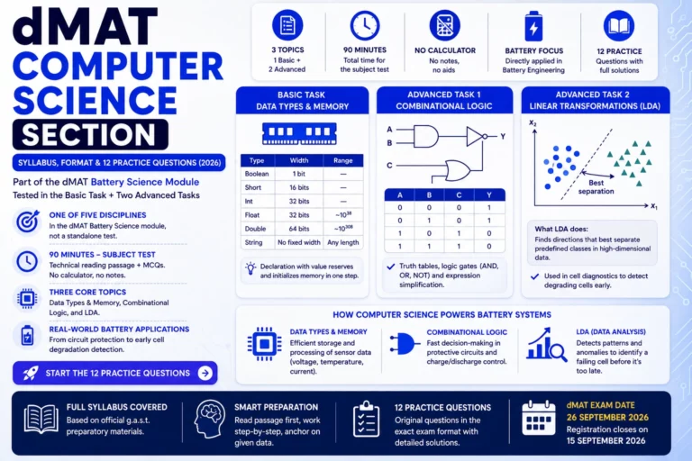 dMAT Computer Science