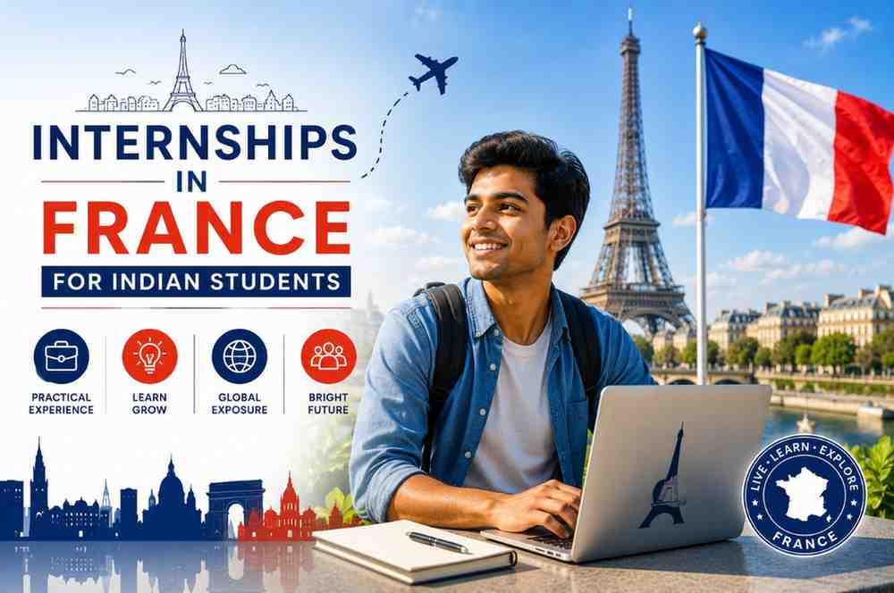 Internships in France for Indian Students
