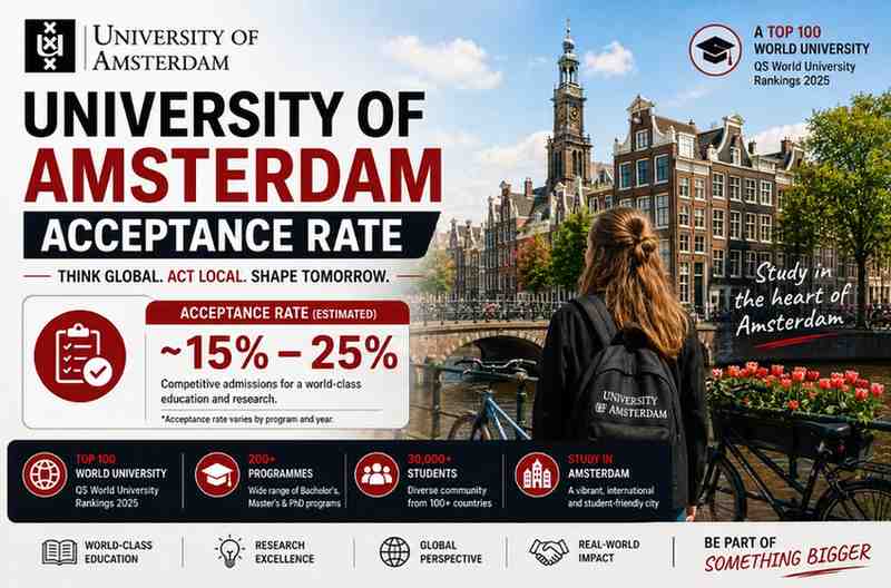 university of amsterdam acceptance rate