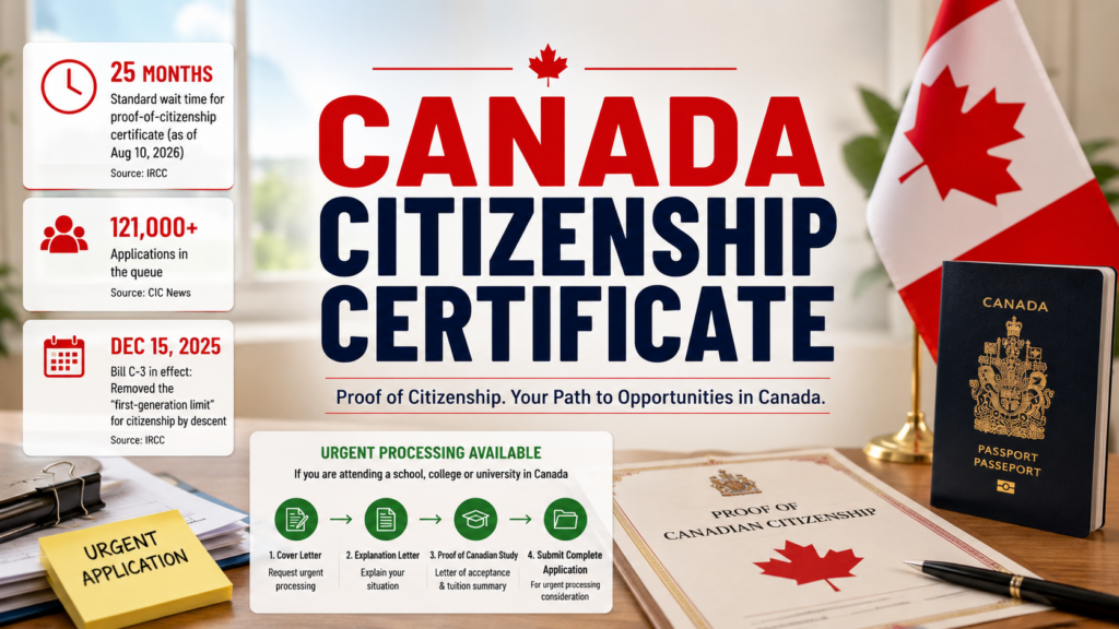 Canada Fast-Tracks Citizenship Certificate for Students With Canadian Roots
