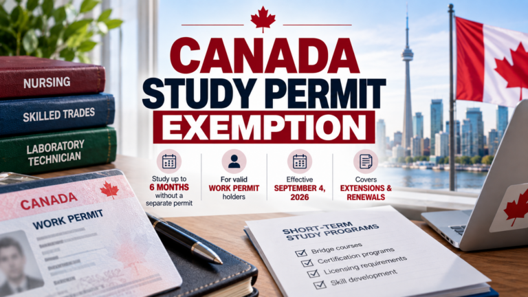 Canada Study Permit Exemption