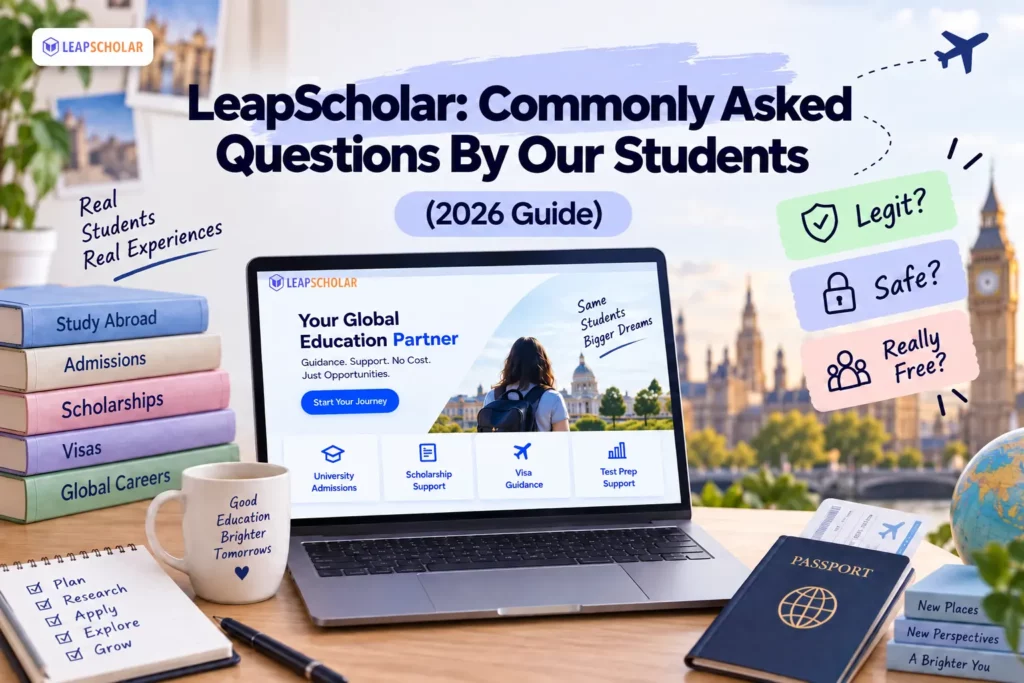 LeapScholar commonly asked questions