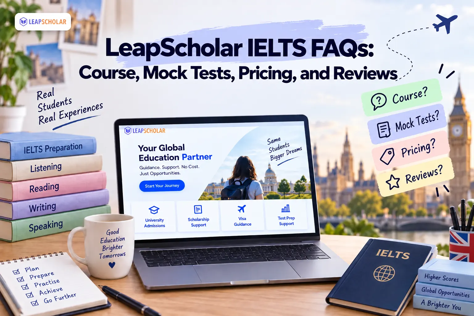 LeapScholar IELTS FAQs