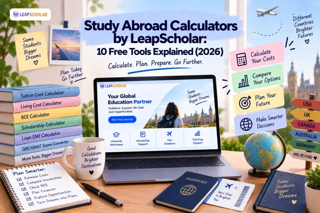 Study Abroad Calculators by LeapScholar
