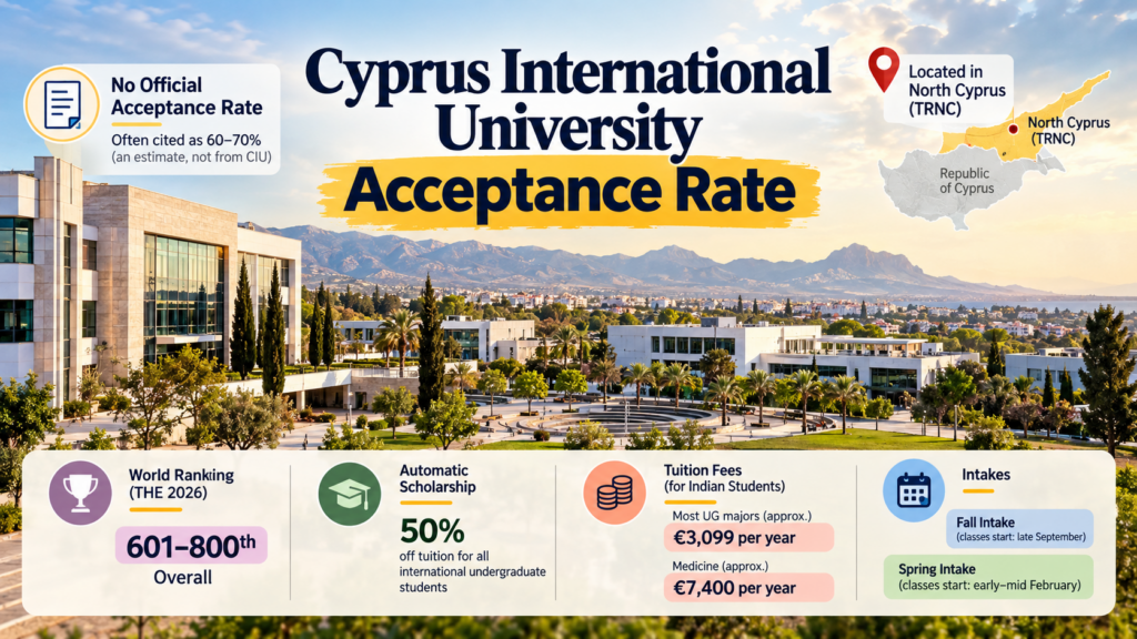 Cyprus International University Acceptance Rate