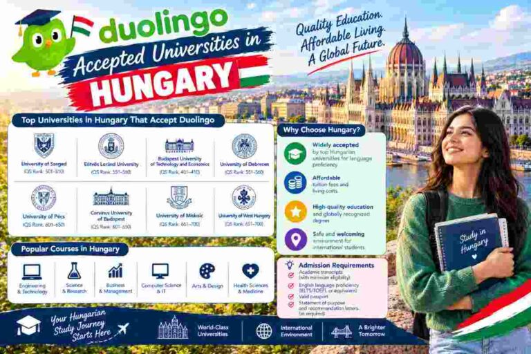 Duolingo Accepted Universities in Hungary