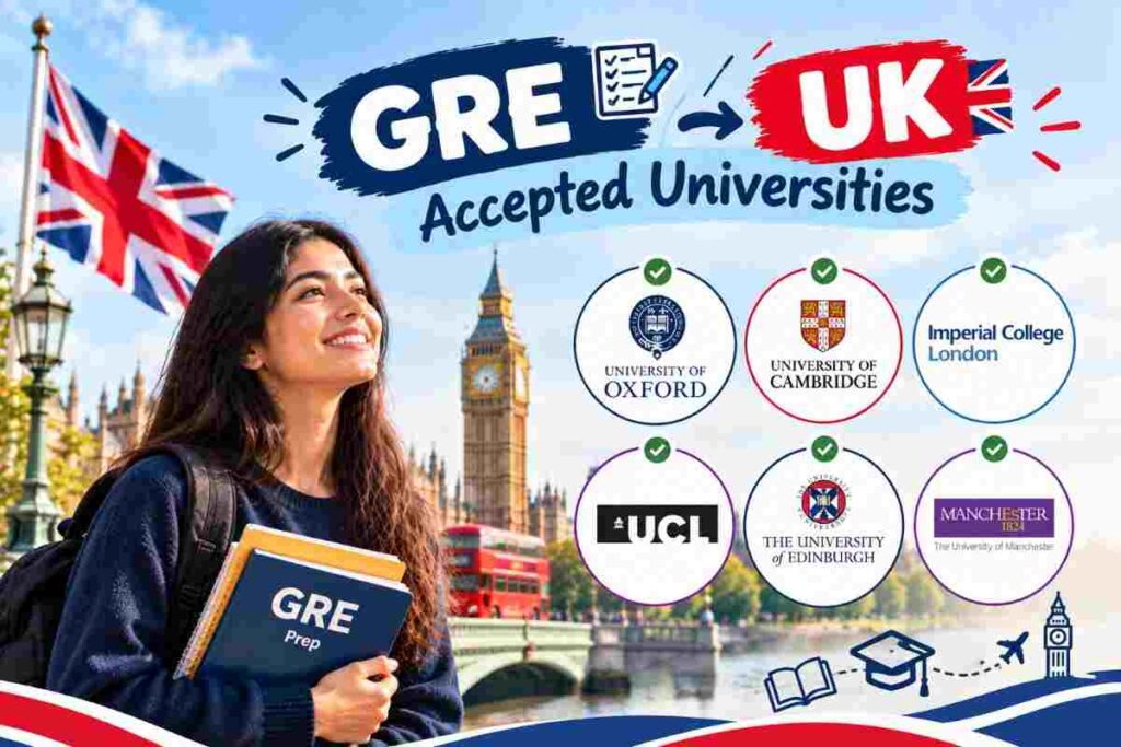 GRE Accepted Universities in UK