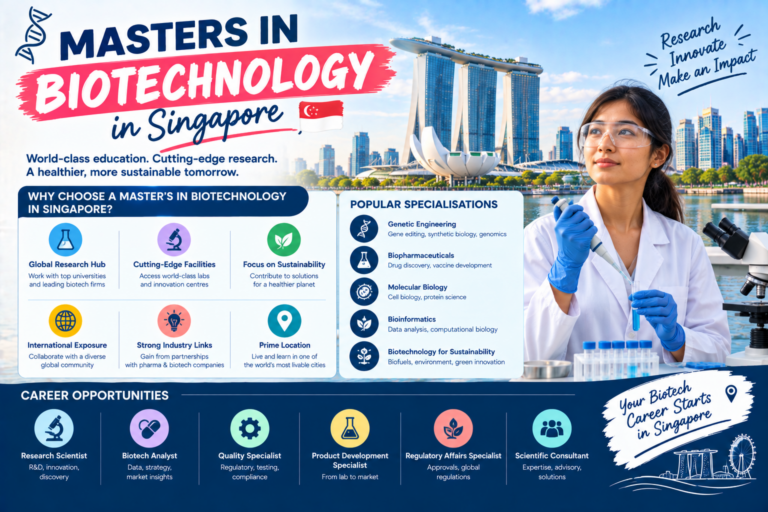 Masters in Biotechnology in Singapore