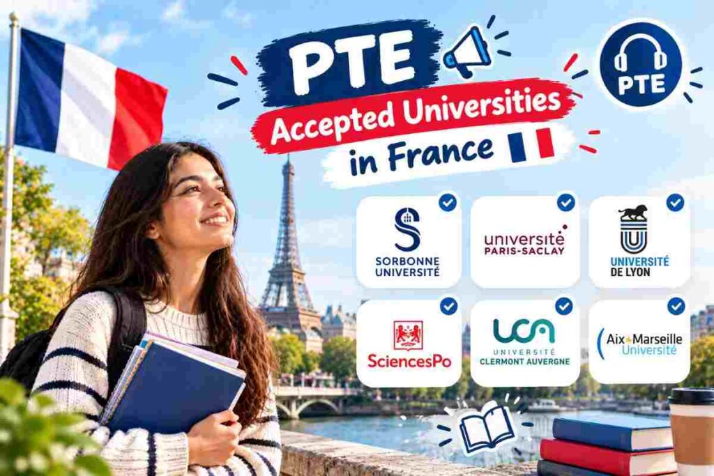 PTE Accepted Universities in France