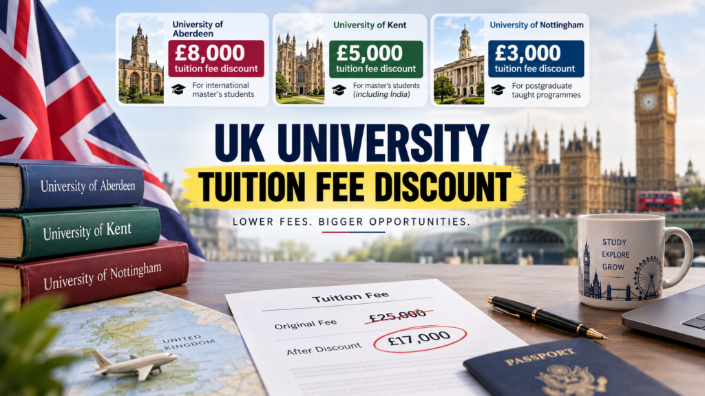 UK University Tuition Fee Discount