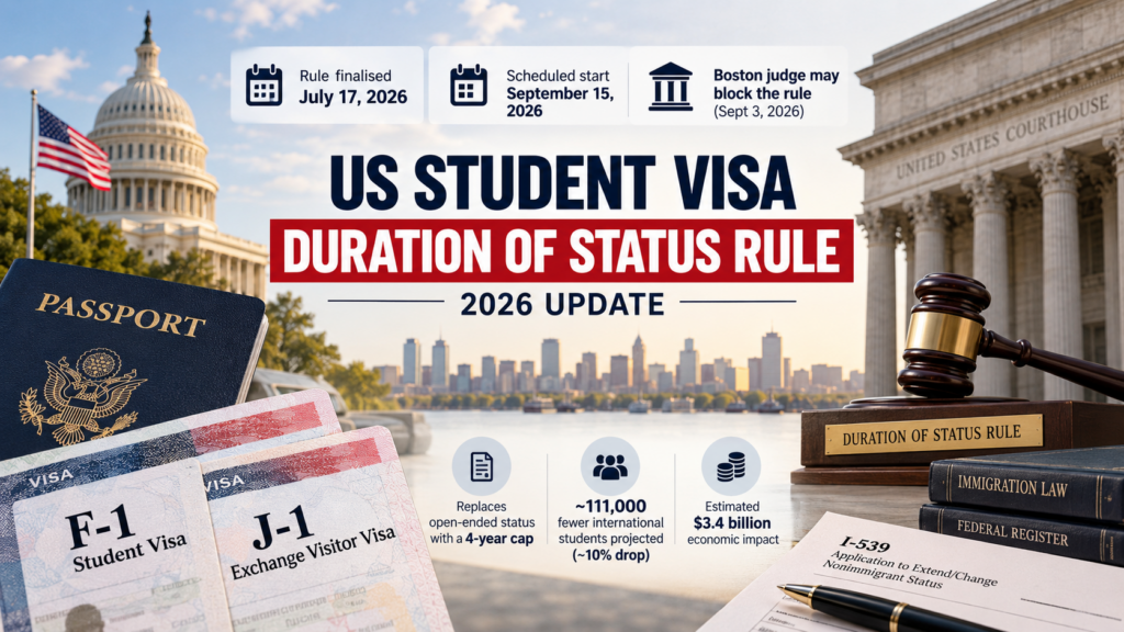 US Student Visa Duration of Status Rule