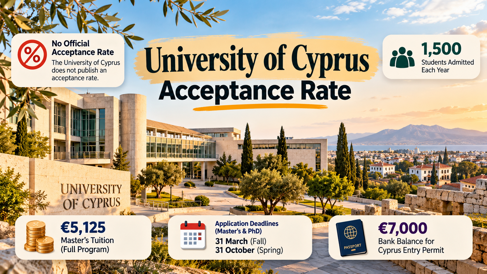 University of Cyprus Acceptance Rate