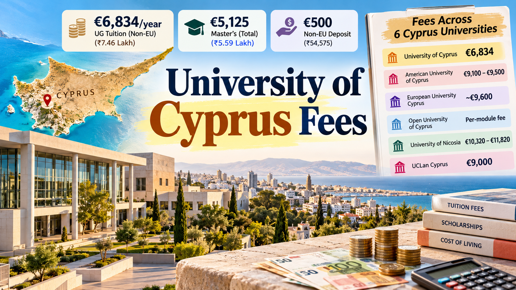 University of Cyprus Fees