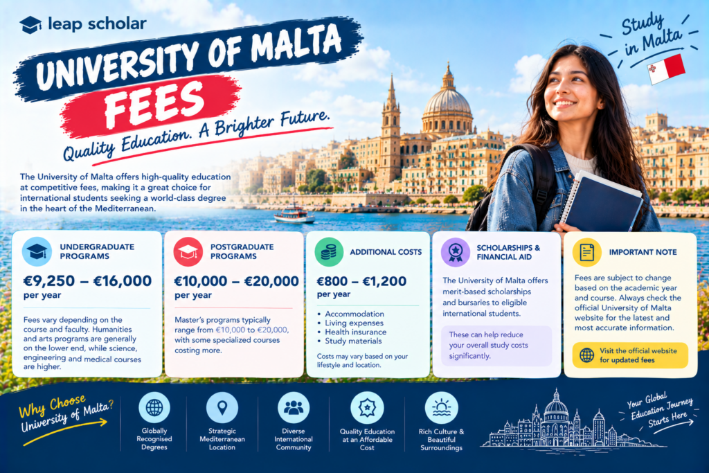 University of Malta Fees