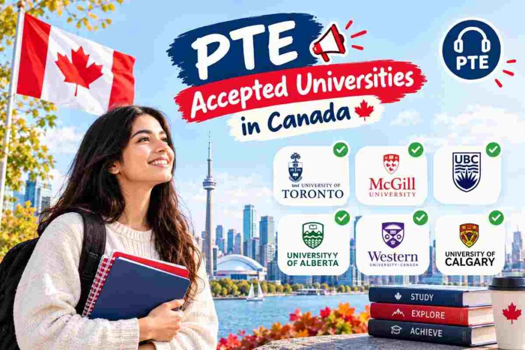 PTE Accepted Universities in Canada