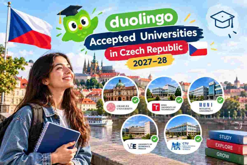 Duolingo Accepted Universities in Czech Republic