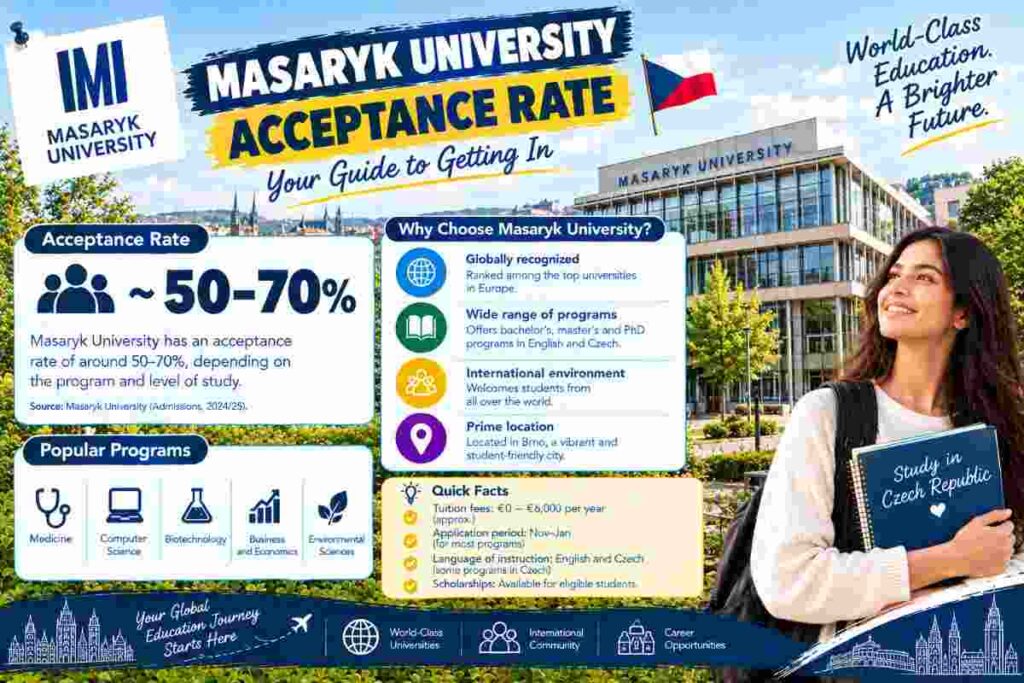 masaryk university acceptance rate