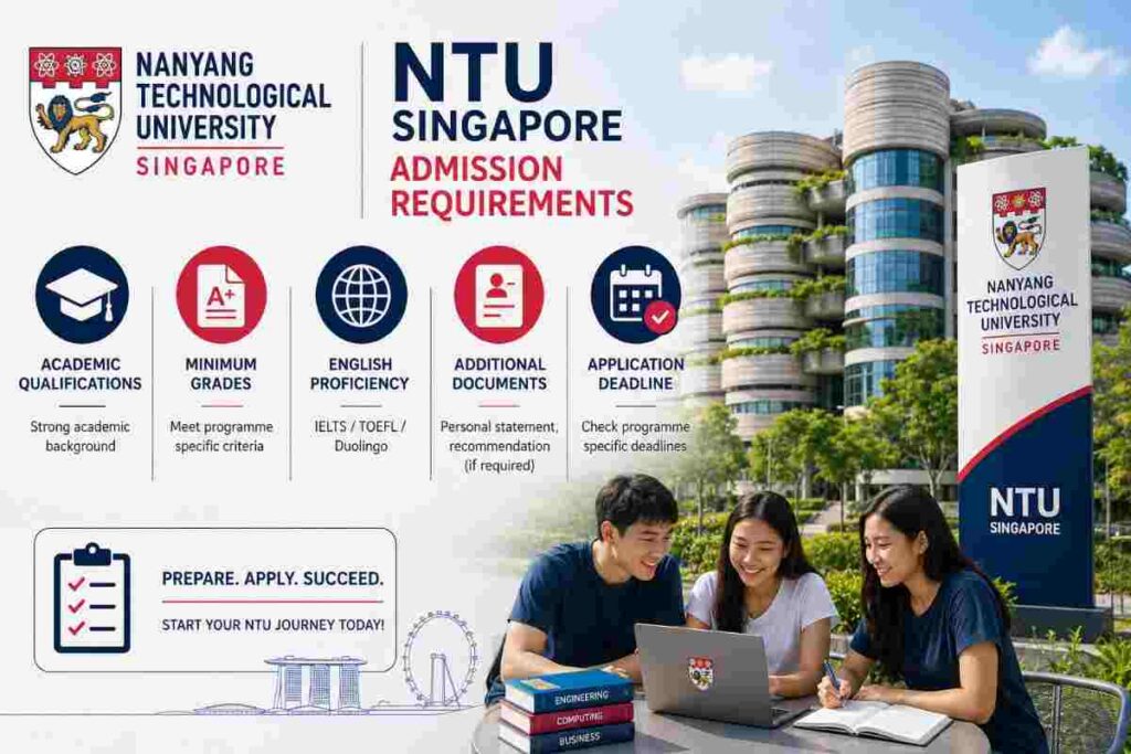 NTU Singapore Admission Requirements