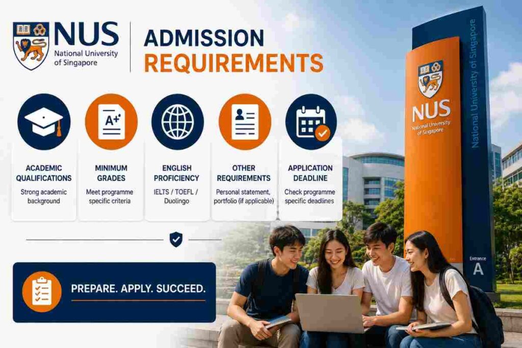 NUS Admission Requirements