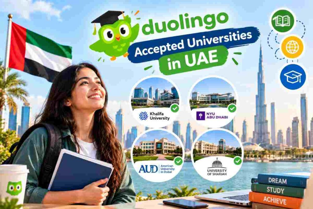 Duolingo Accepted Universities in UAE