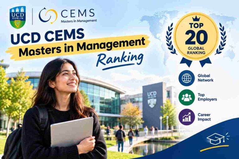 UCD CEMS Masters in Management ranking