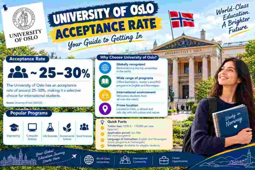 university of oslo acceptance rate