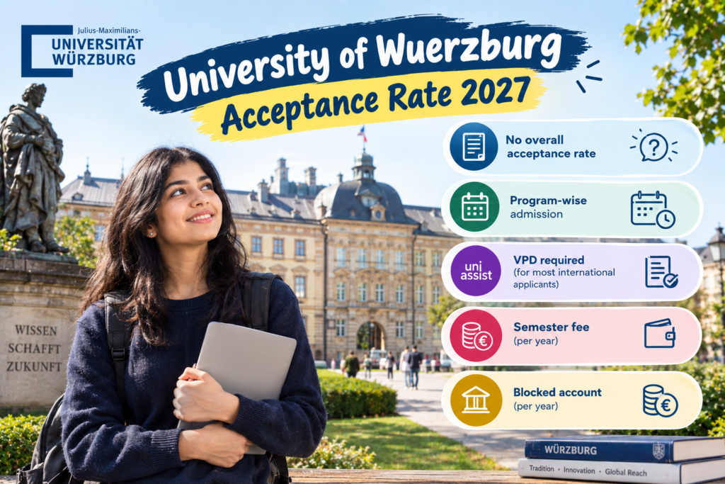 University of Wuerzburg acceptance rate