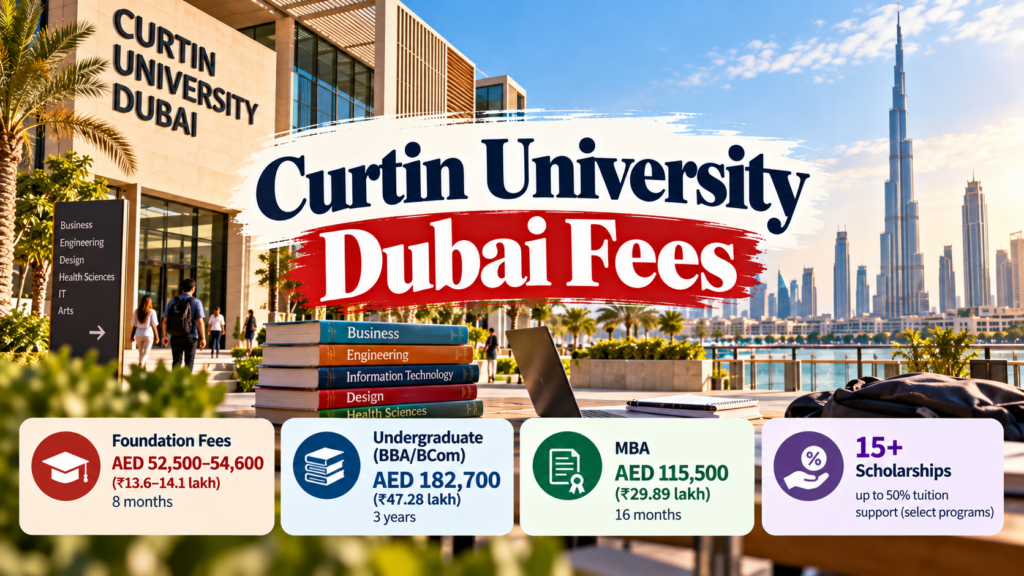 Curtin University Dubai Fees