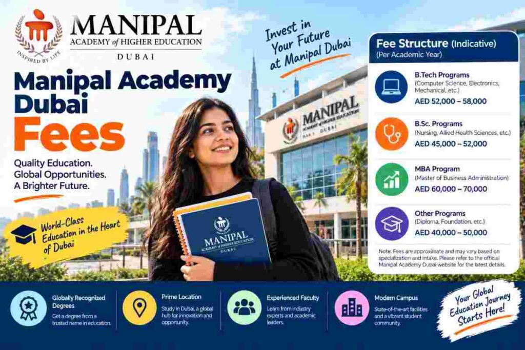 Manipal Academy Dubai fees