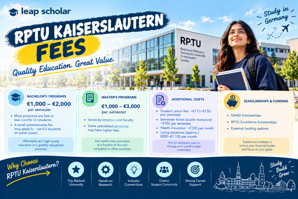 RPTU Kaiserslautern Fees