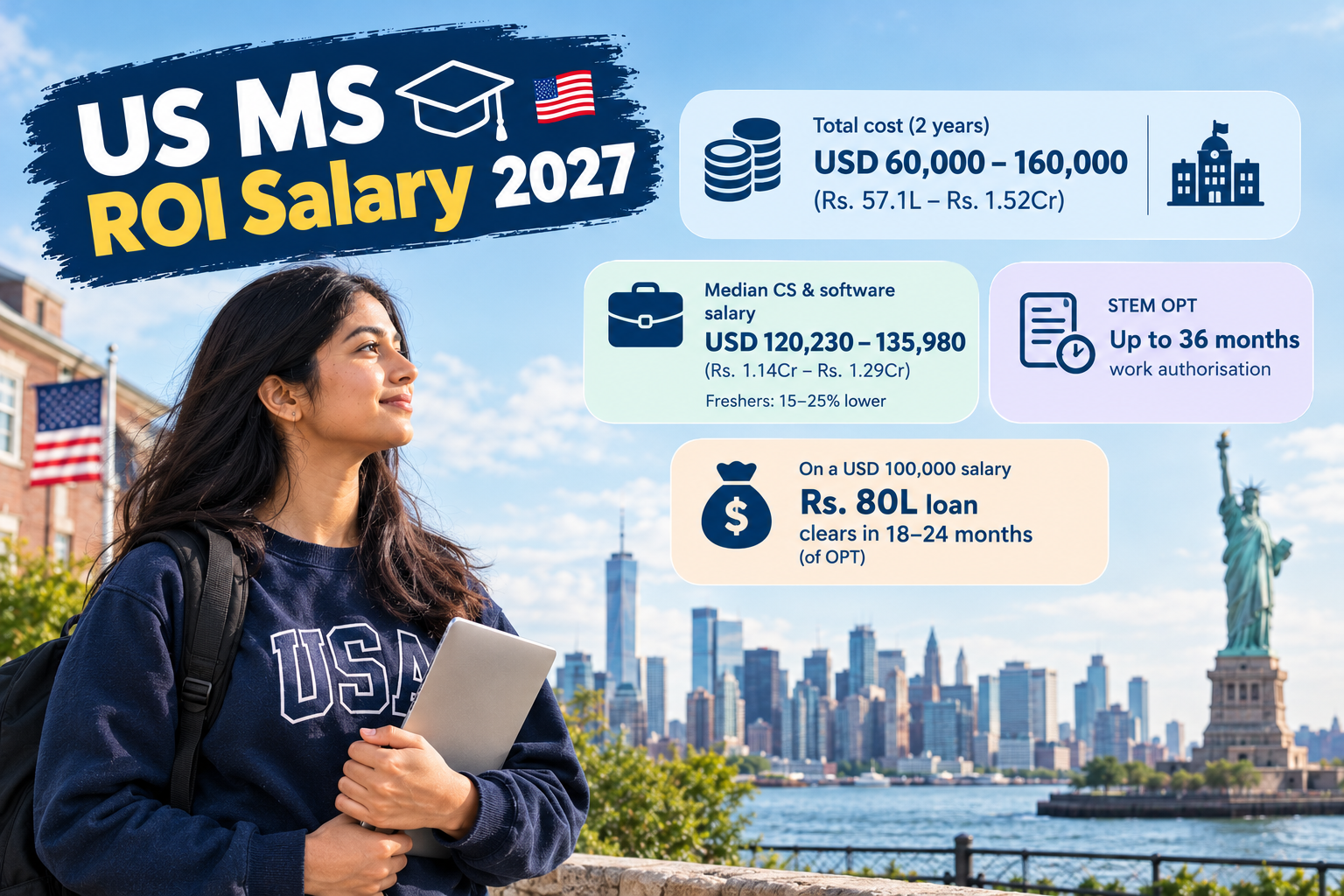 US MS ROI Salary