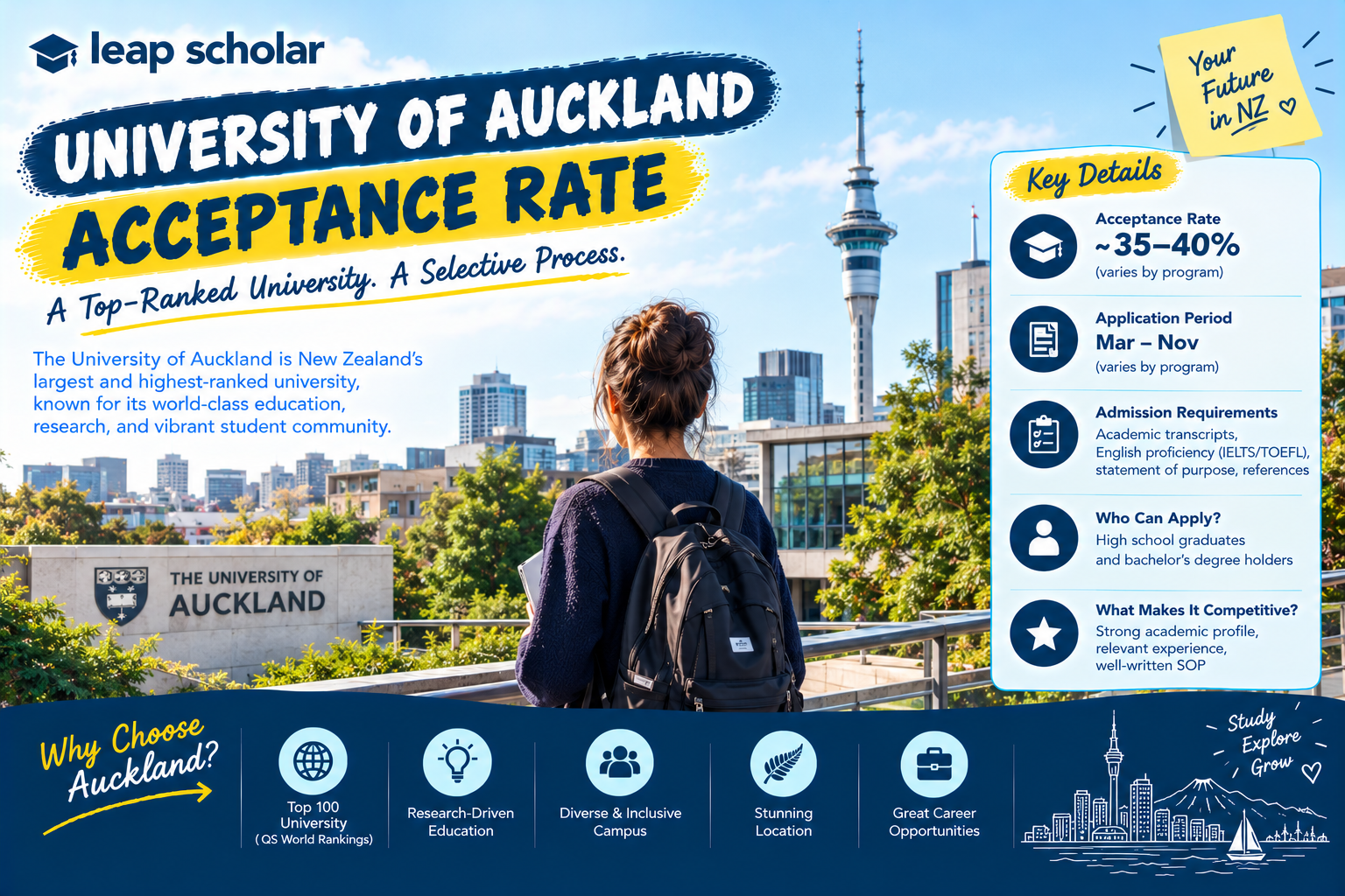 University of Auckland Acceptance Rate