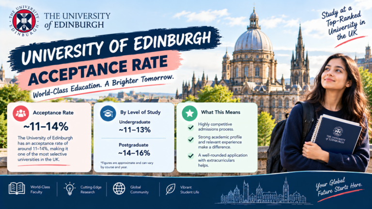 University of Edinburgh Acceptance rate