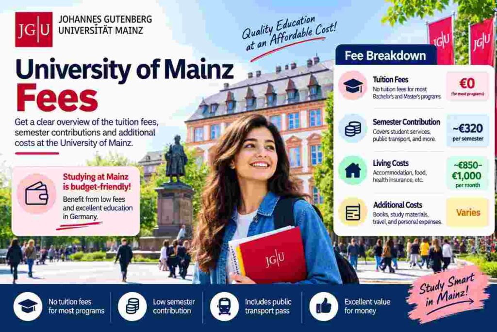 University of Mainz Fees