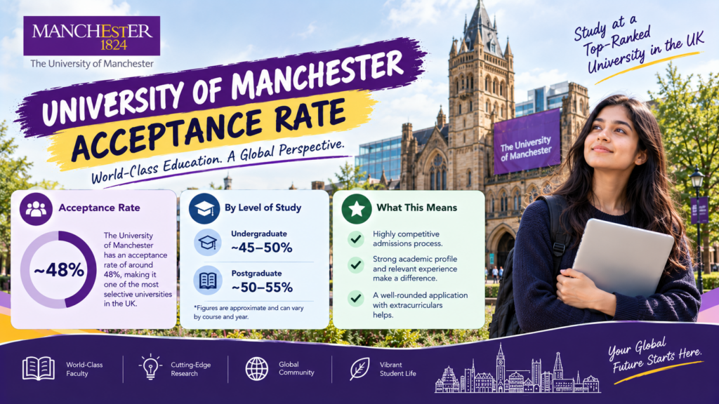 University of Manchester Acceptance rate
