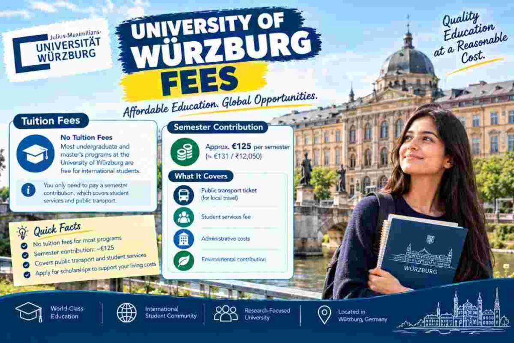 university of wuerzburg fees